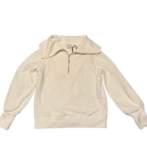 Varley Vine Half Zip in Ivory